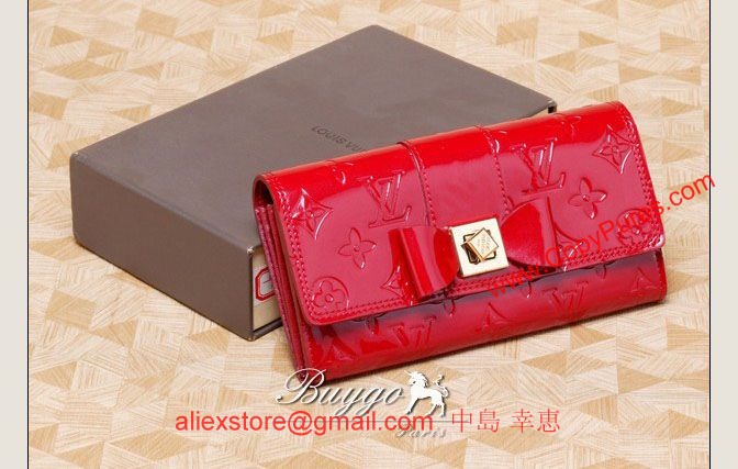 ルイヴィトンコピーヴェルニ財布ツイストロックファスナー長札ポルトフォイユサラ ヌーポムダムール M91499-1